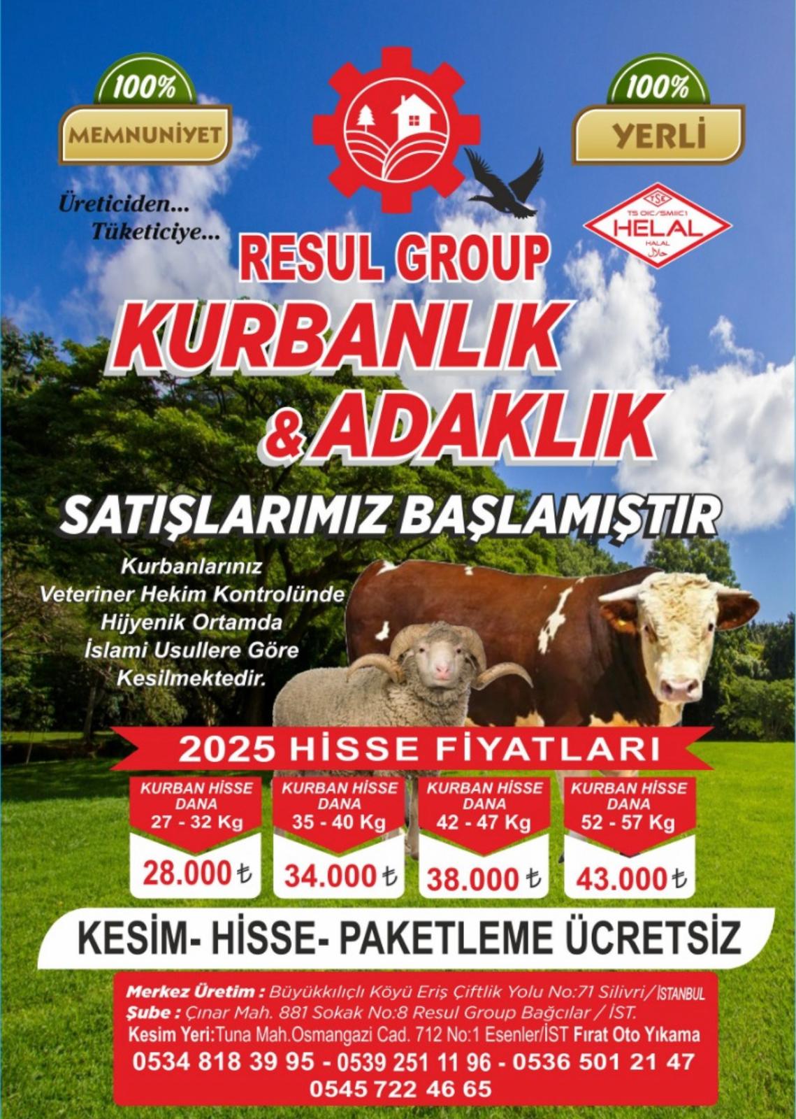 Resul Çiftlik Adaklık ve Kurbanlık